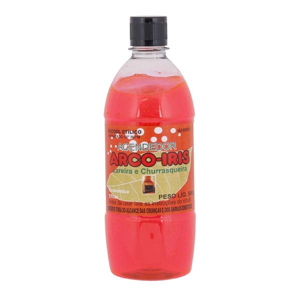Acendedor Álcool Gel Acendedor 500g Arco-Íris