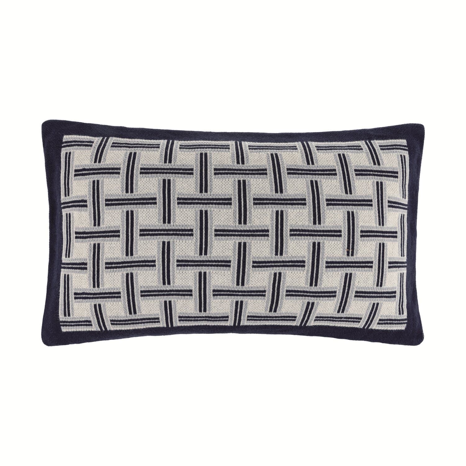 Almofada Canti Tricot Trussardi Azul 30cm x 50cm