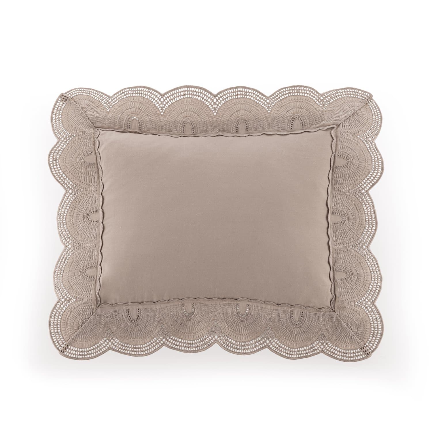 Almofada Coliseu 300 Fios Egípcio Trussardi Nocciola/Legno 30 x 40 cm