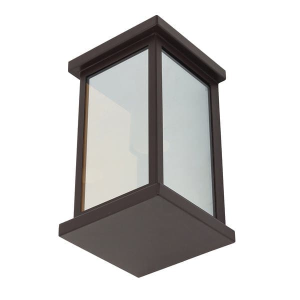 Arandela de Parede Externa IP44 Metaldomado Marrom Bivolt