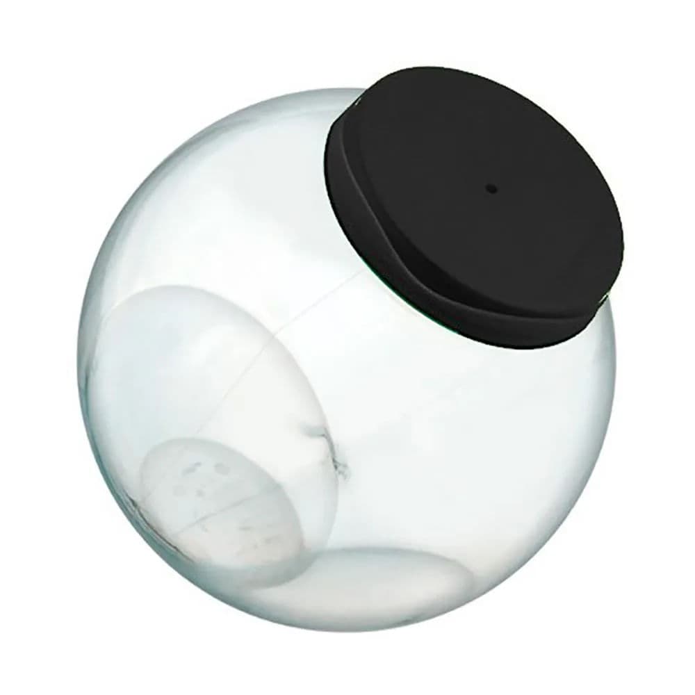 Baleiro com Tampa 1,6l Preto - Tiba