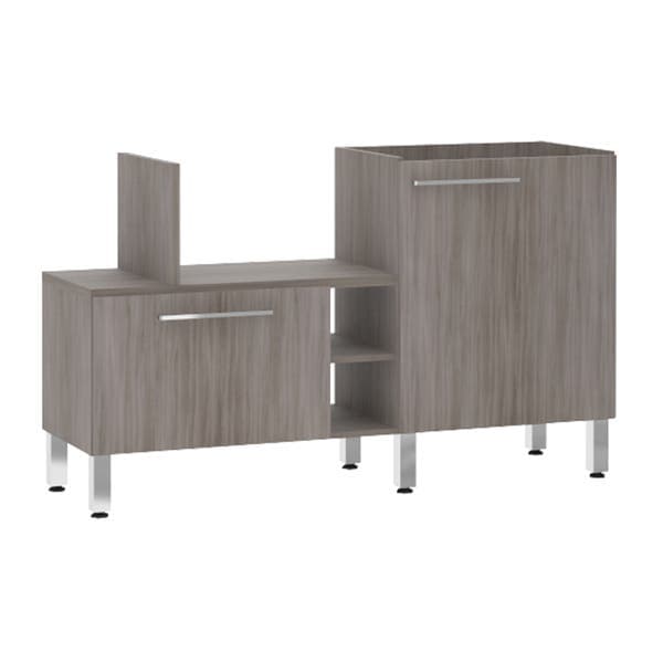 Bancada de Cozinha Península 43,4x82,5x65cm Malbec Prime Luciane