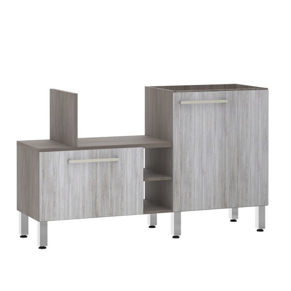 Bancada de Cozinha Península 82,5x136x43,4cm Canova Prime Luciane
