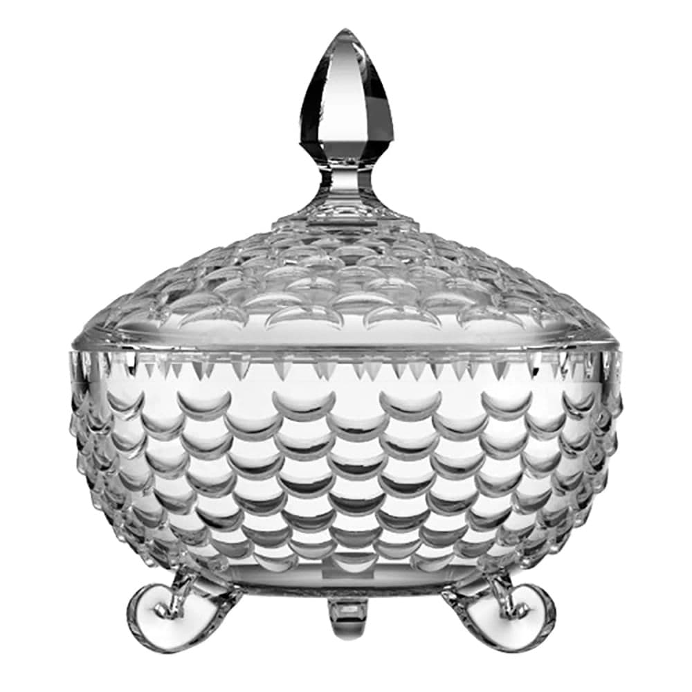 Bomboniere com Pés Diamante 16cm - Plasvale