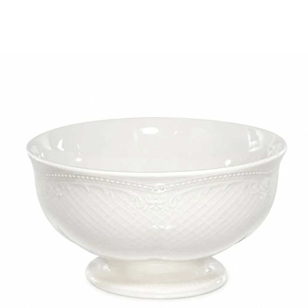 Bowl de Porcelana Noble Branco 12cm 6pçs
