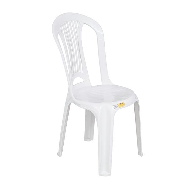 Cadeira de Jardim em Plástico 89x44 cm Branco Atlântida Tramontina