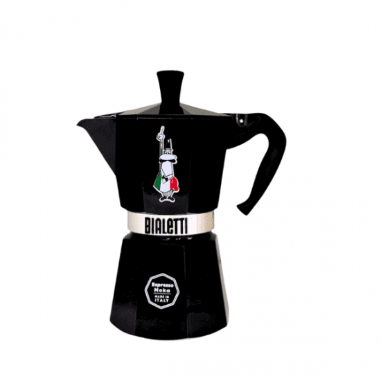 Cafeteira Moka Express 6 Xicaras Omino Preta