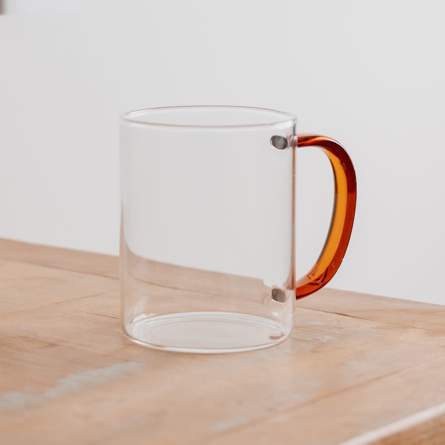 Caneca em Vidro Borossilicato Âmbar 420 ml