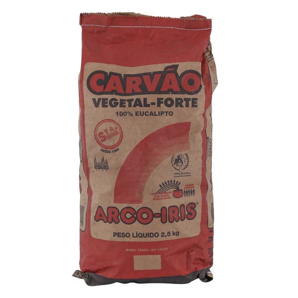 Carvão Vegetal Santa Emilia Arco Iris 2,5kg