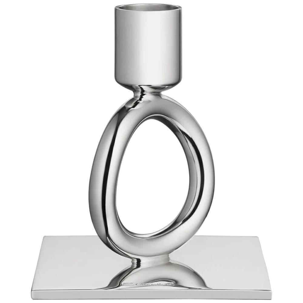 Castiçal de Prata Christofle Vertigo 10cm