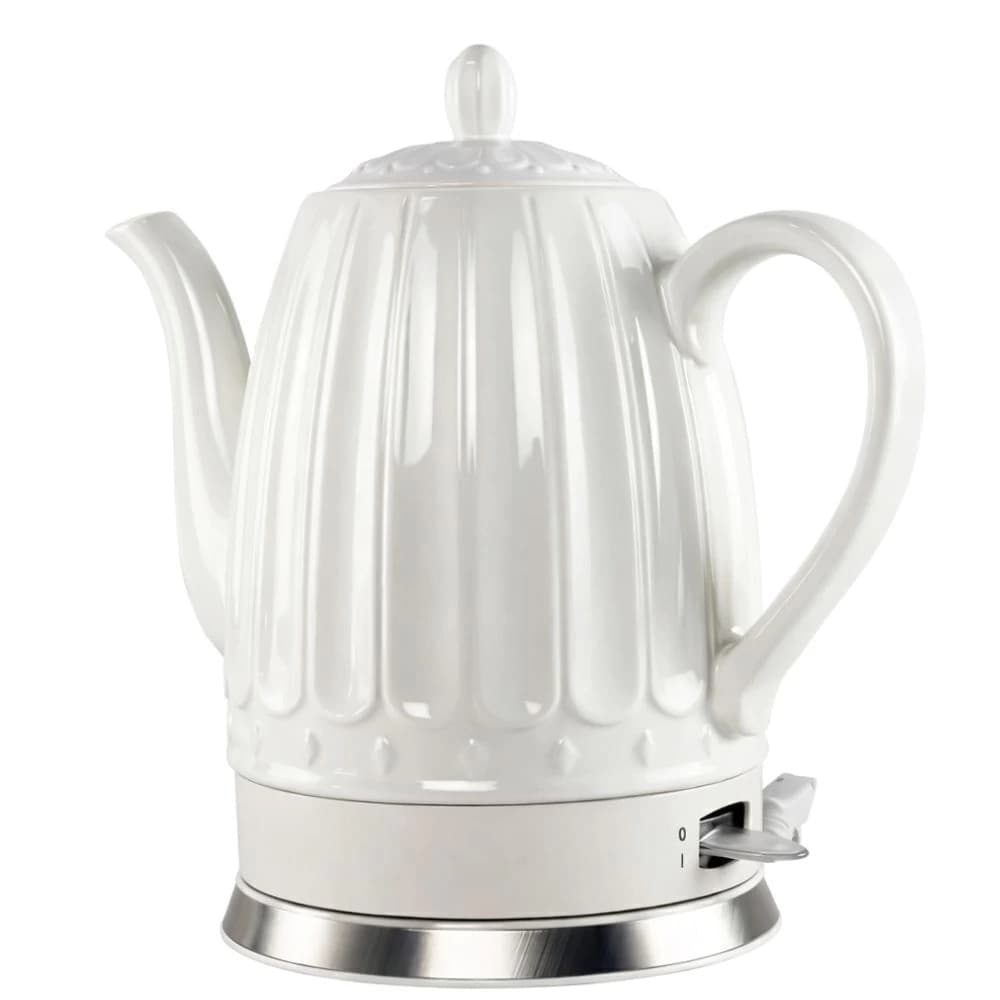 Chaleira Elétrica de Porcelana Elegance Branca 1,5l 127v