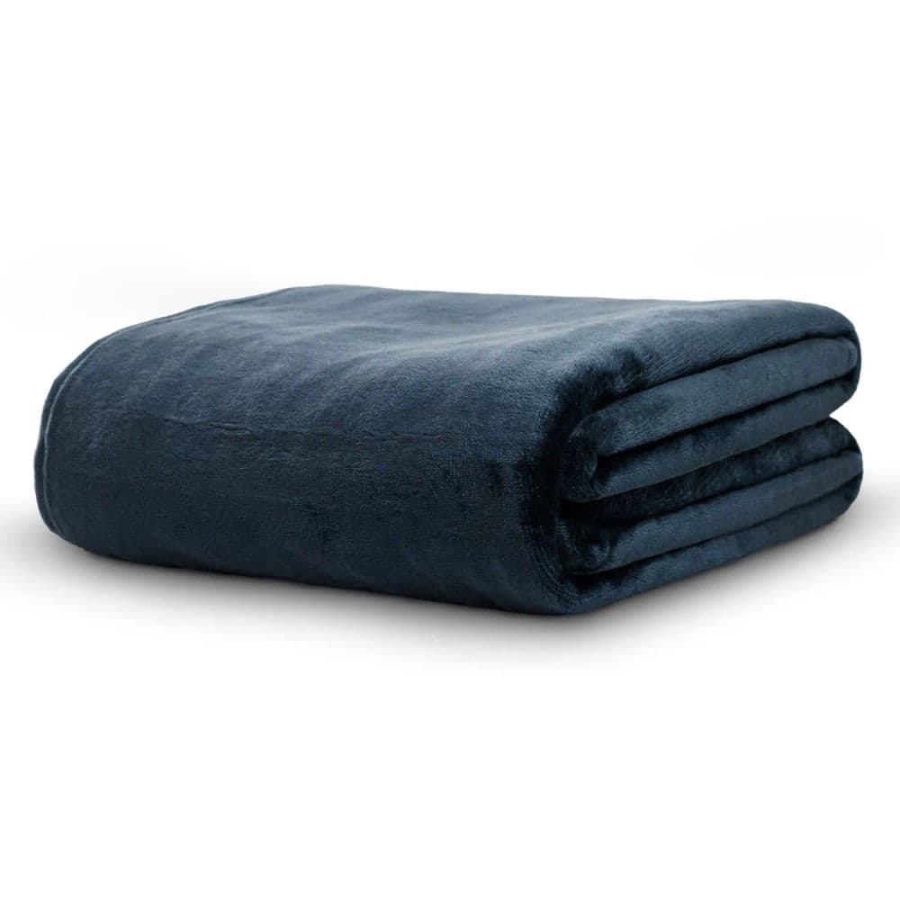 Cobertor Solteiro Velour Marinho - Camesa