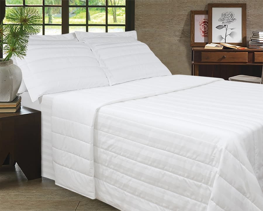 Colcha Matelassê Zelo Select Maquinetado Queen - Percal 400 Fios