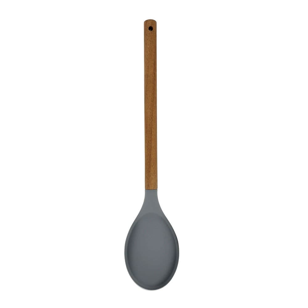 Colher De Silicone Acácia Cinza - Tuut