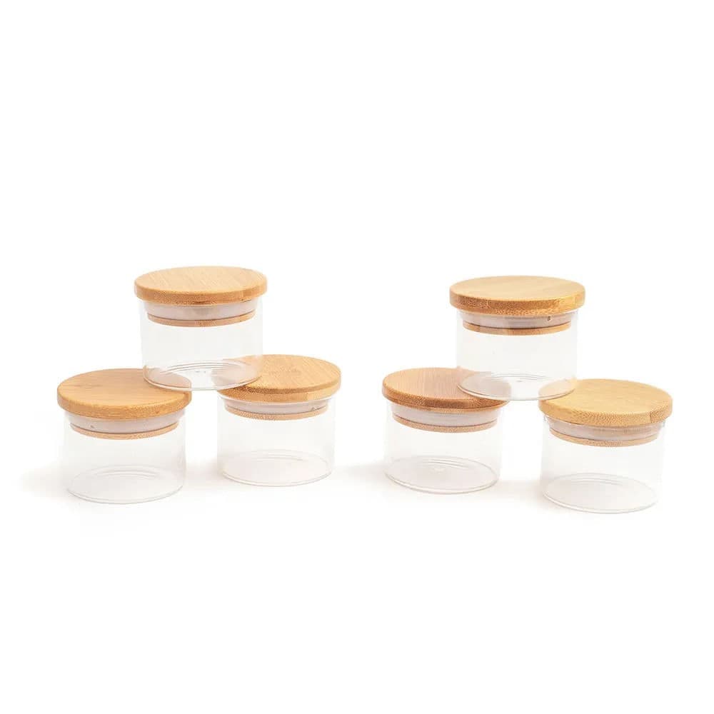 Conjunto de Porta Mantimentos 110mL 6 Peças - Oikos