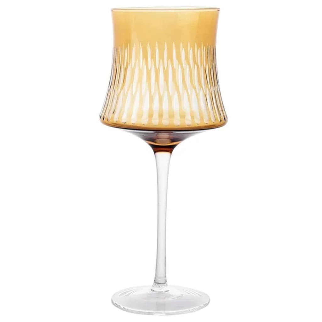Conjunto de Taças de Vidro Âmbar 500ml 6pçs