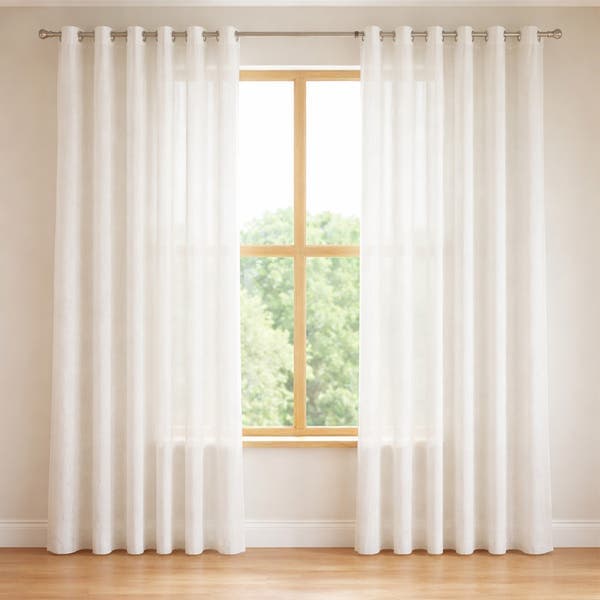 Cortina Aretha Branyl para Varão com 2 Folhas 1.70x2.60m Off White