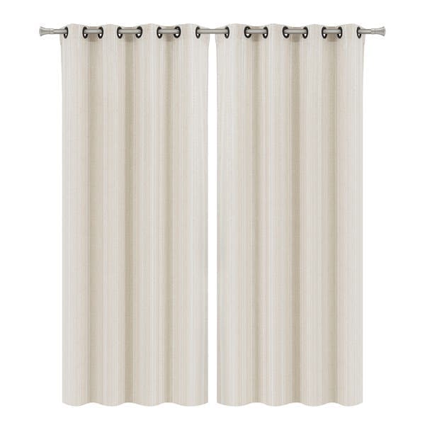 Cortina Vaticano Vestis Ilhós 2 folhas 2,60x2,30m Natural