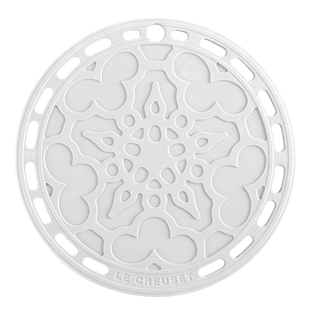 Descanso de Panela de Silicone Le Creuset French Branco 20cm