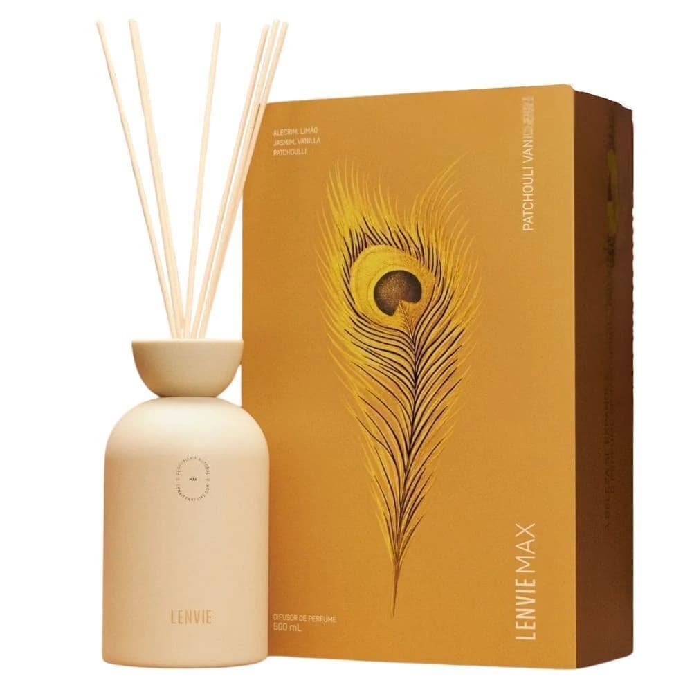 Difusor de Ambiente Lenvie Max Patchouli Vanilla 500ml
