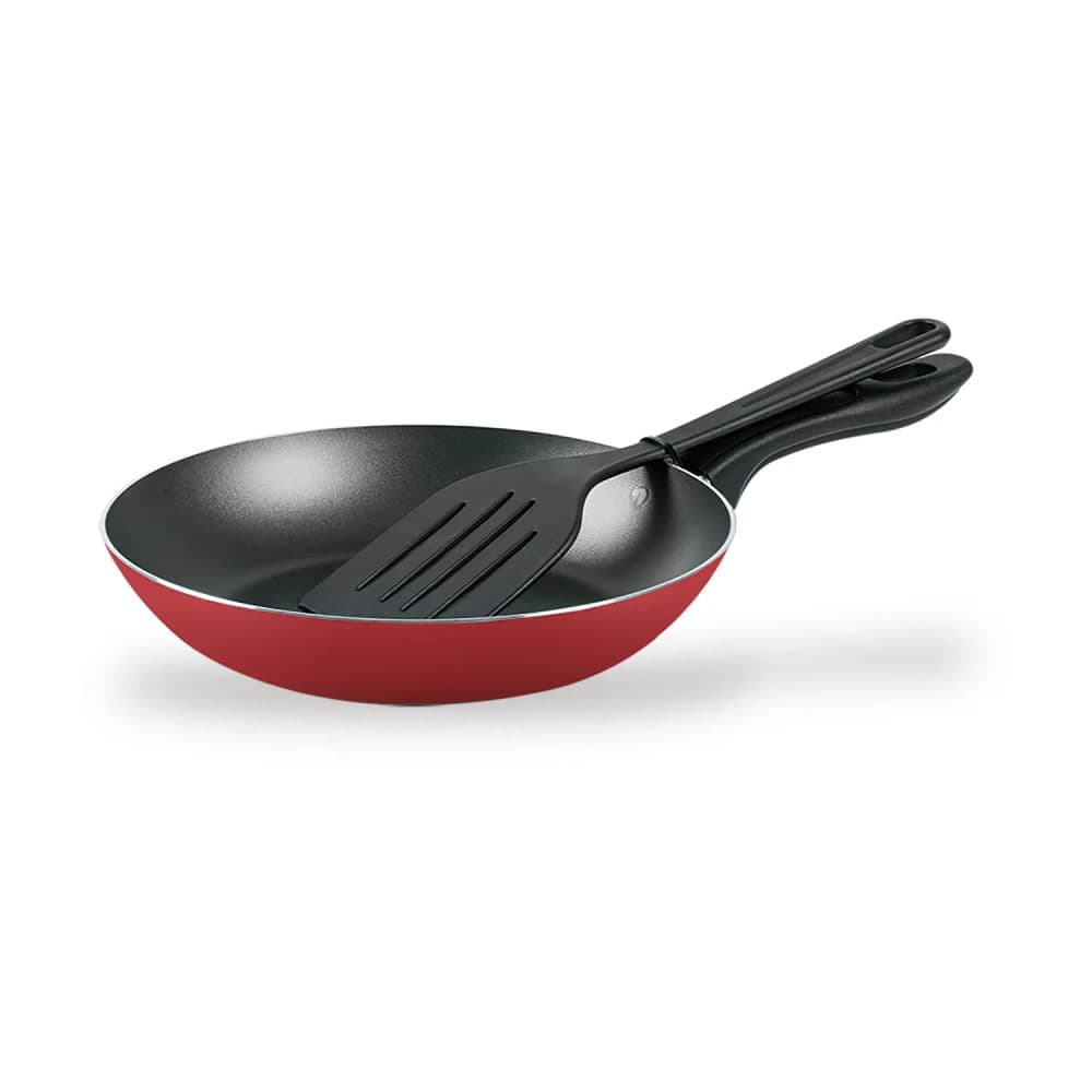 Frigideira Maple com Espátula 26cm Cereja - Brinox