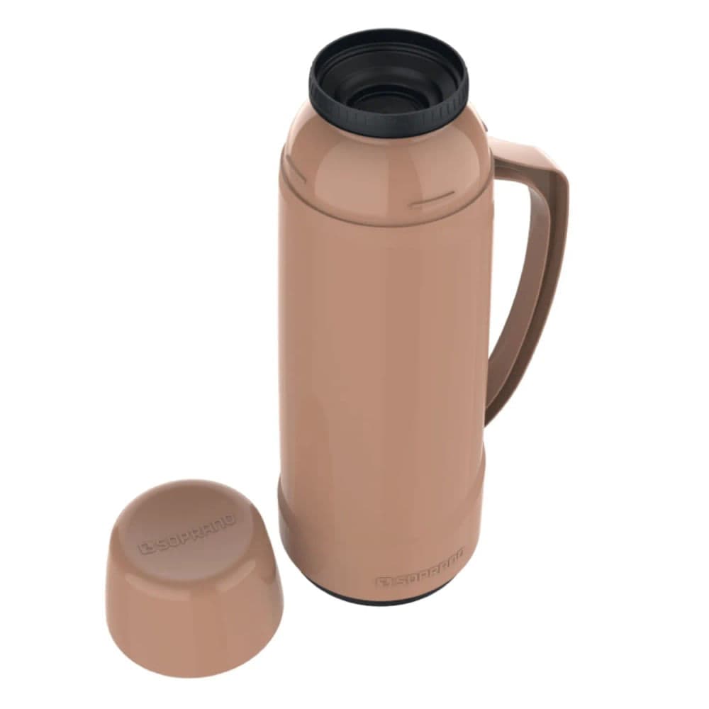 Garrafa Térmica Cristal 1l Mocca - Soprano