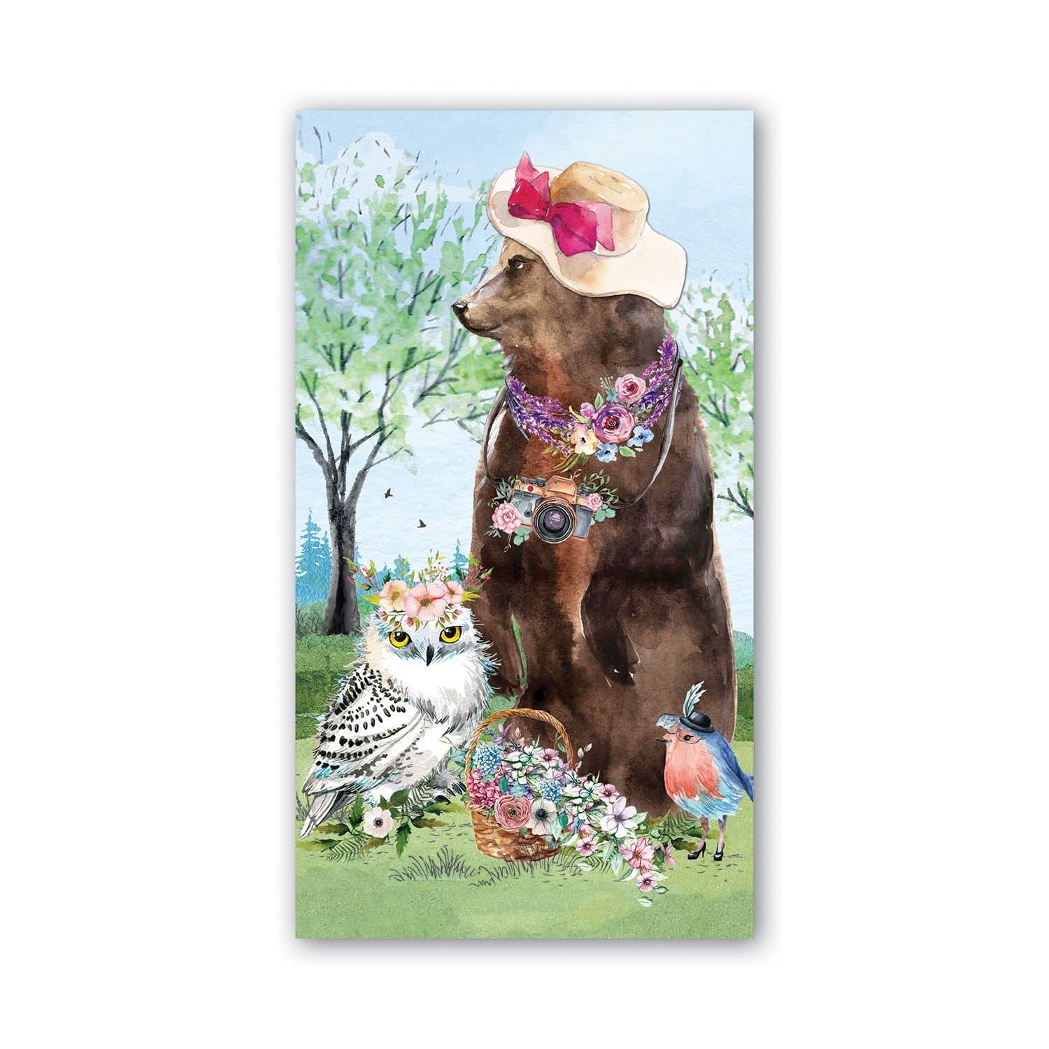 Guardanapo De Papel Hostess Garden Party Michel Design 20 x 11 cm