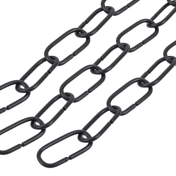 Kit Correntes de Aço Preta 100x2cm M.A Luz