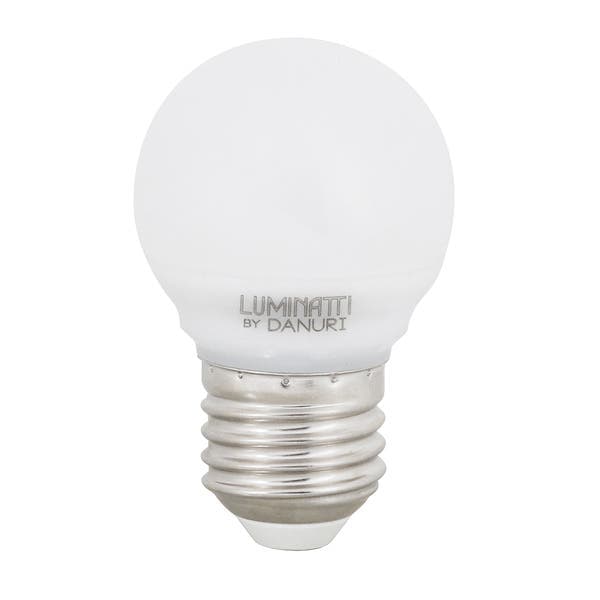 Lâmpada de LED E27 Bolinha 6W Luz Amarela Bivolt Luminatti
