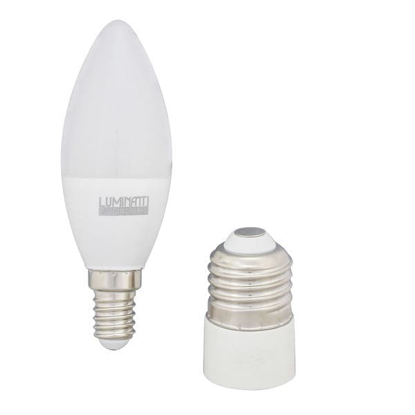 Lâmpada de LED E27 Vela 6W Luz Branca Bivolt Luminatti