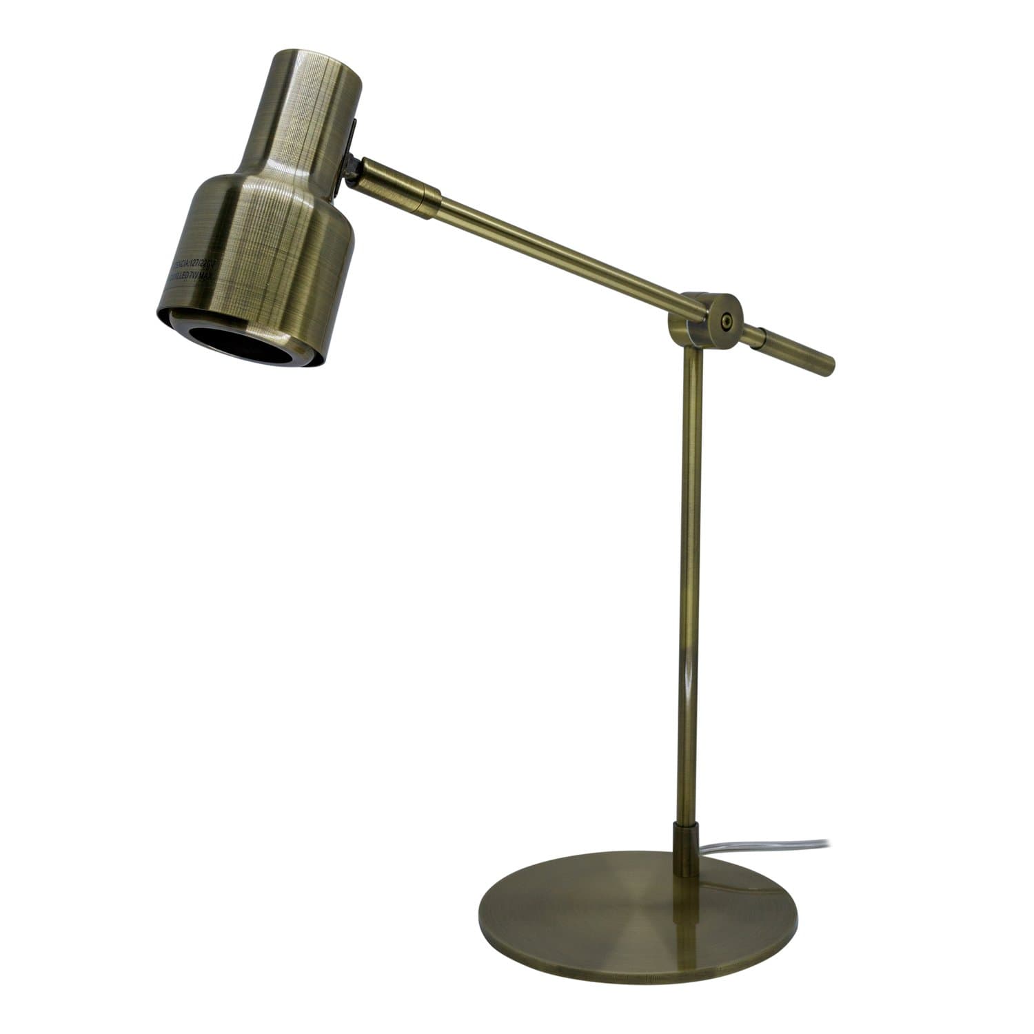 Luminária de Mesa Nova Home Bronze Escovado