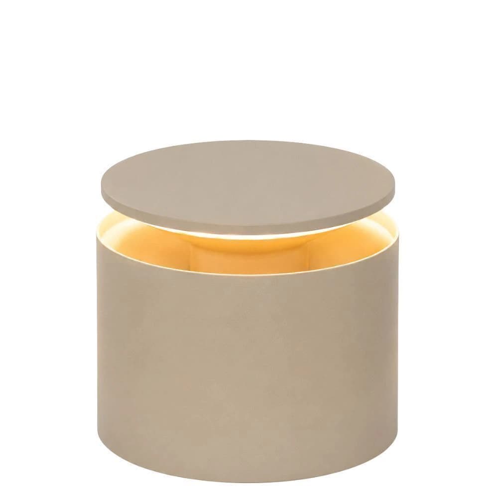Luminária de Mesa Zafferano Push Up Areia 12cm