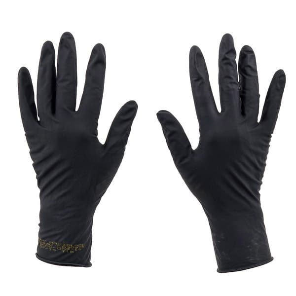 Luva Látex para Proteção Química Grande Maxiblack Danny com CA