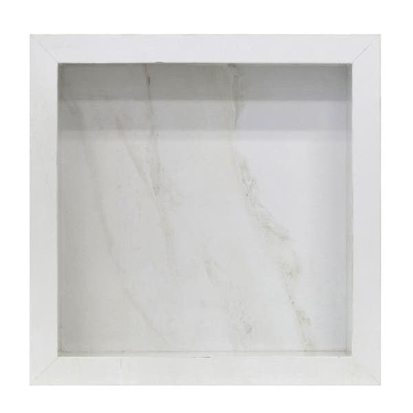 Nicho para Banheiro Marmorizado Polido 30x30x10cm Artens