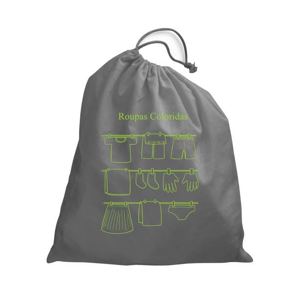 Organizador de Mala Tecido Cinza 50x60x2cm Util UD
