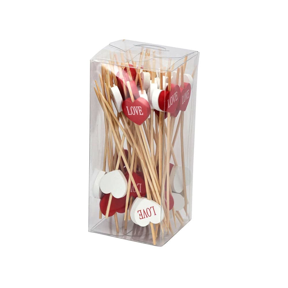 Palitos Bambu Love 12cm 50 Unidades - Tuut