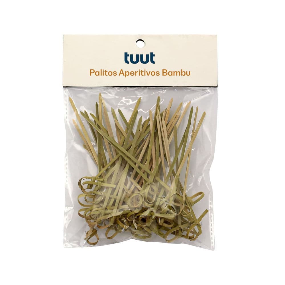 Palitos de Bambu 10,5cm 50 Unidades - Tuut