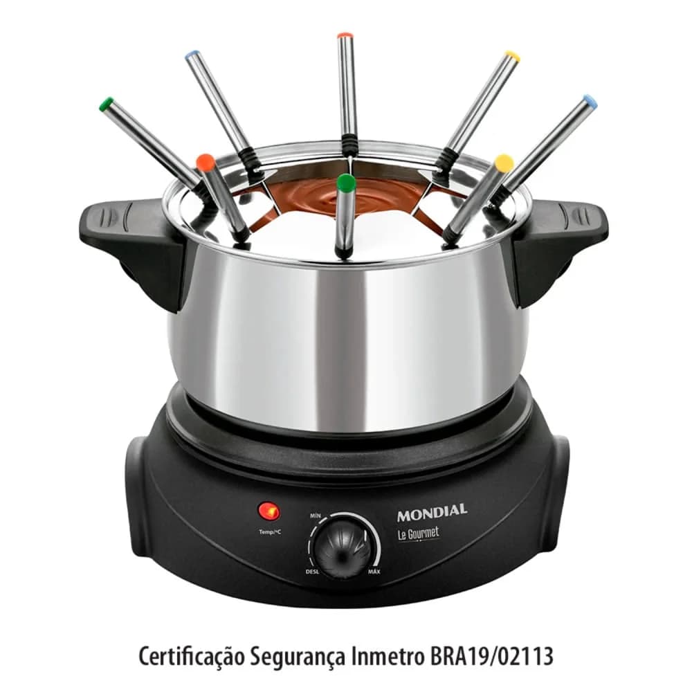 Panela de Fondue Elétrica Le Gourmet - Mondial — Panela de Fondue Elétrica Le Gourmet - Mondial · Ref. 4369