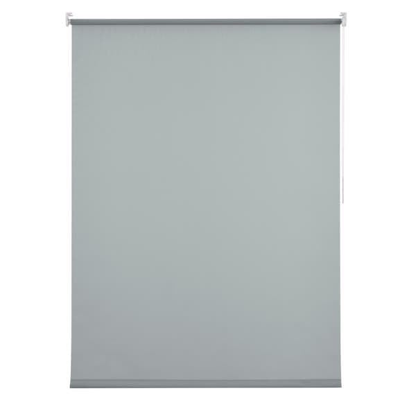 Persiana Rolô Decorativa Mara Poliéster Cinza 1,60x1,60m Inspire