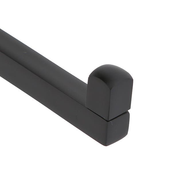 Porta Papel Higiênico Simples com Tampa Preto Vivi Sensea