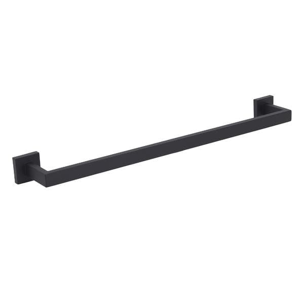 Porta Toalha Banho Aço Inox Preto 75cm Definite Stoc