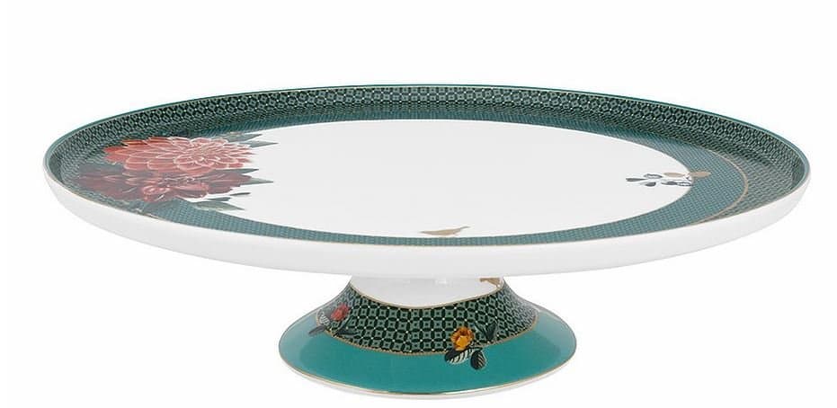 Prato Para Bolo Big Flower Winter Wonderland Pip Studio Verde