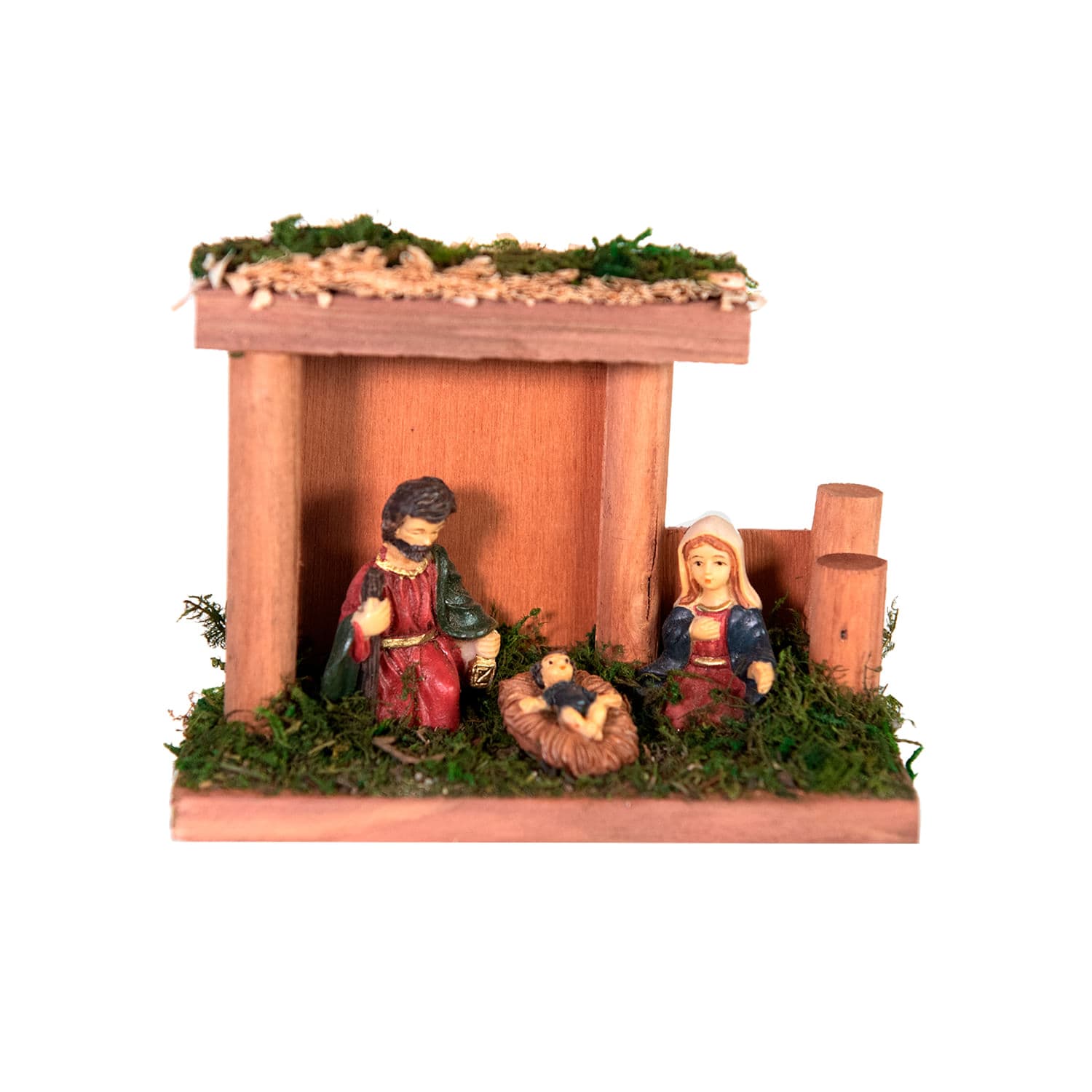 Presépio Sagrada Família 3 Figuras 12x5x9cm - Yangzi