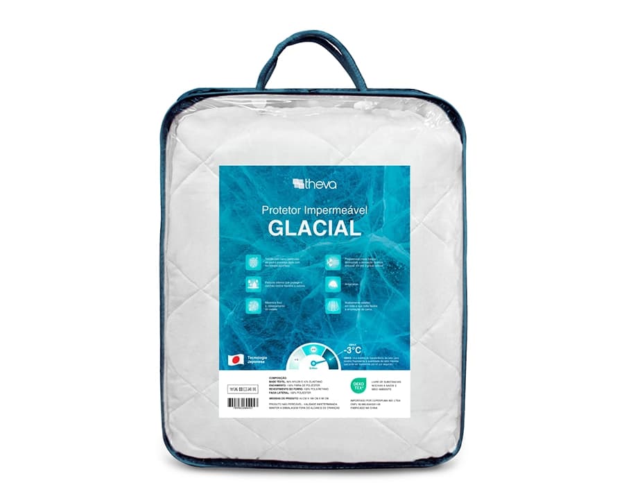 Protetor para Colchão Theva Queen Glacial - Impermeável