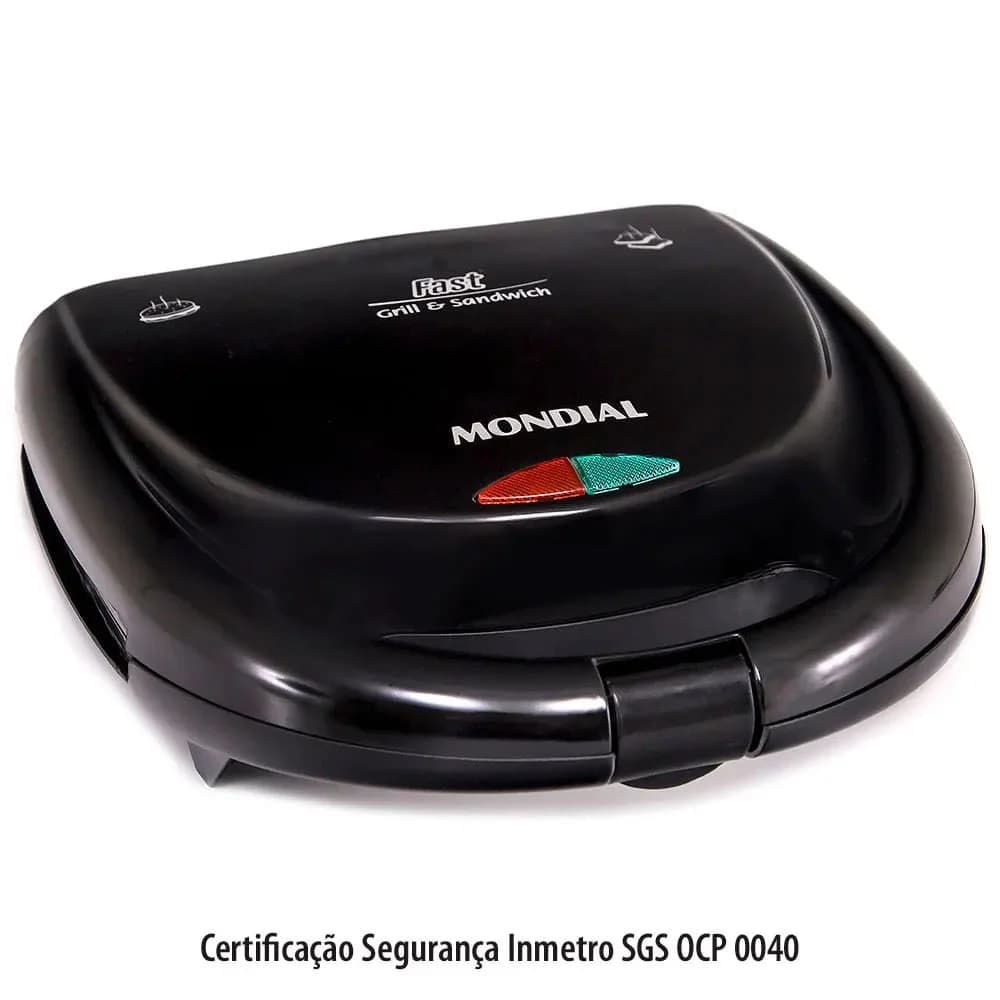 Sanduicheira e Grill Mondial Fast Grill S12 — Sanduicheira e Grill Mondial Fast Grill S12 · Ref. 3247