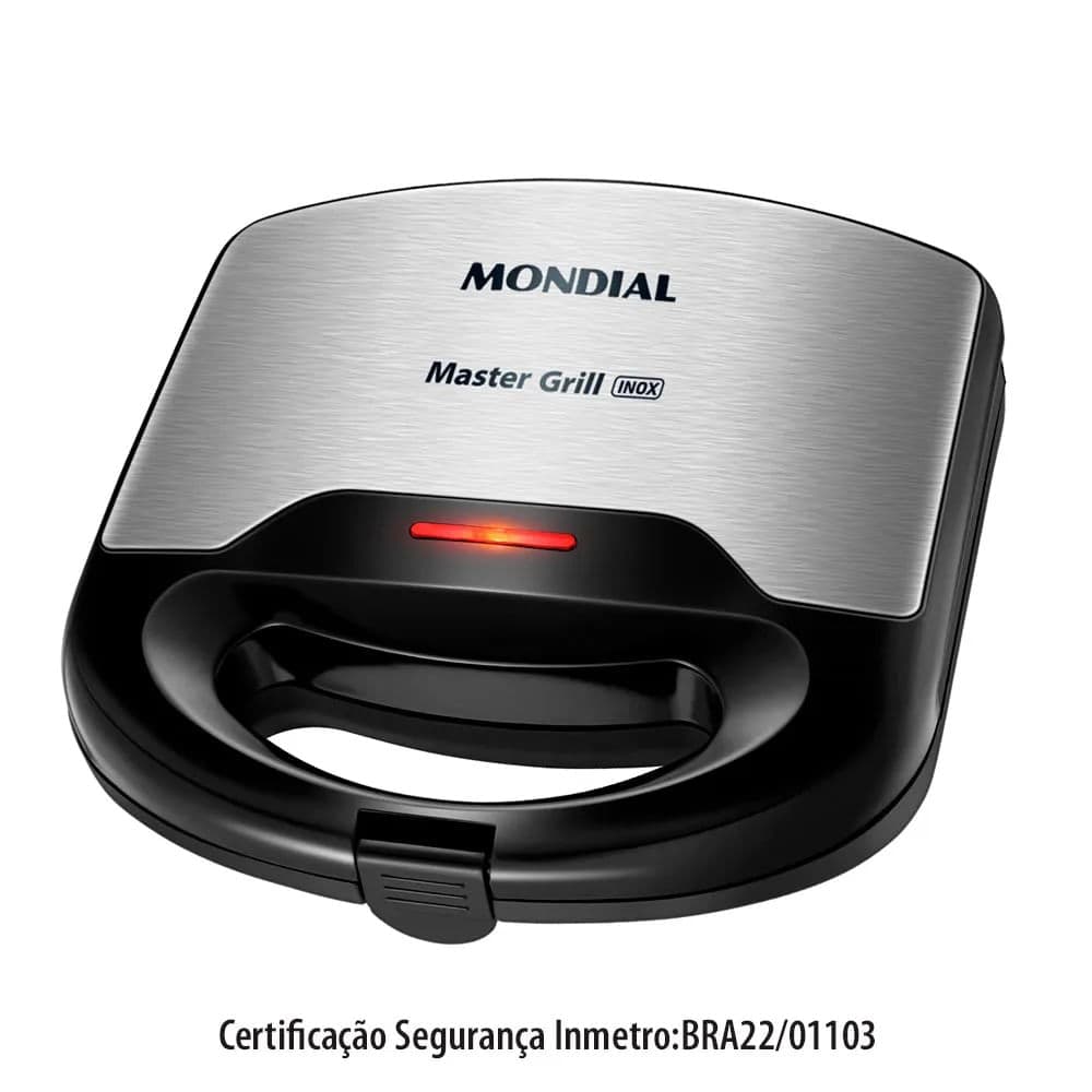 Sanduicheira Master Grill Inox - Mondial