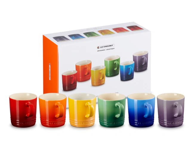 Set 6 Canecas 350 ml Gift Collection Multicor Le Creuset