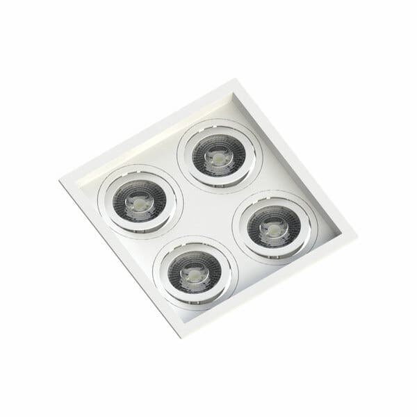 Spot de Embutir Recuado Branco 4L PAR20 Save Energy