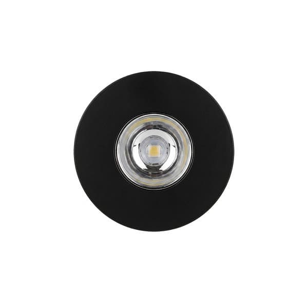 Spot Embutir Led Redondo 1W Luz Branca Kian Preto