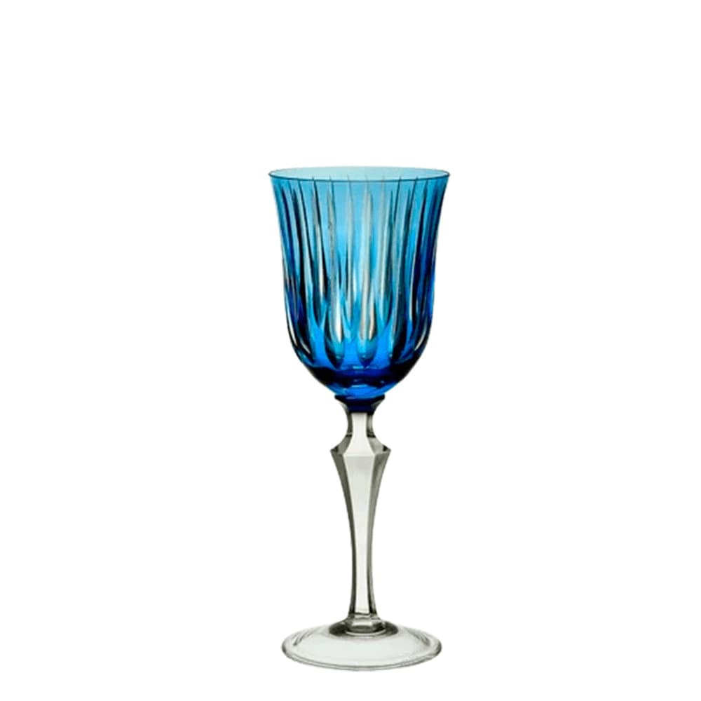 Taça de Cristal para Vinho Tinto Strauss Azul Claro 350ml